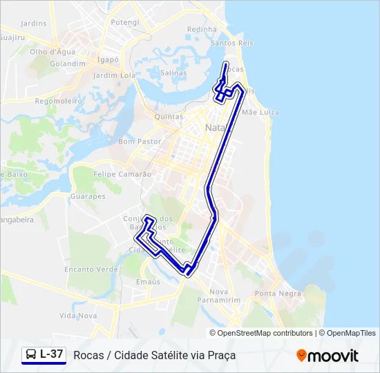 L-37 Bus Line Map