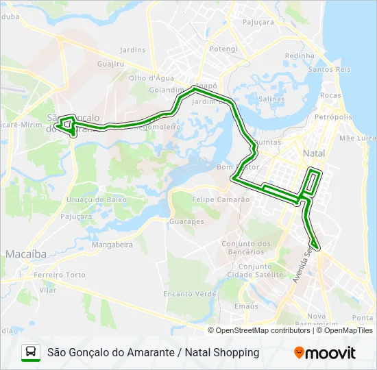 OPCIONAL R1 Bus Line Map