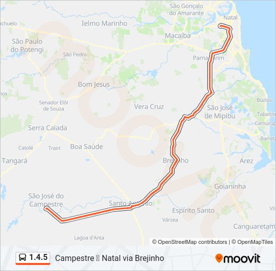 1.4.5 bus Line Map