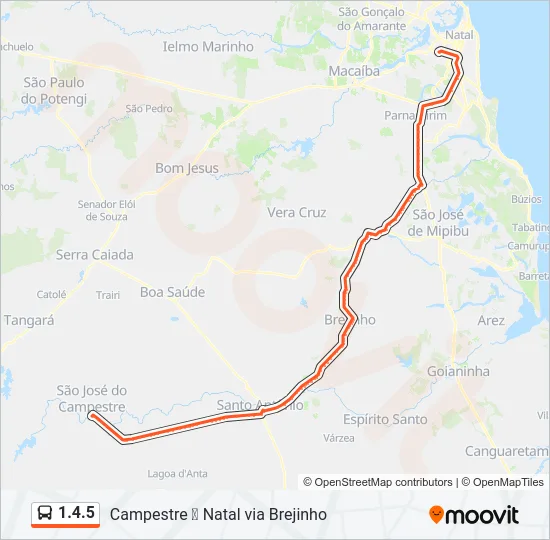 1.4.5 Bus Line Map
