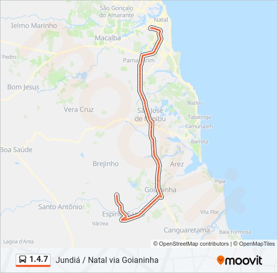 1.4.7 bus Line Map