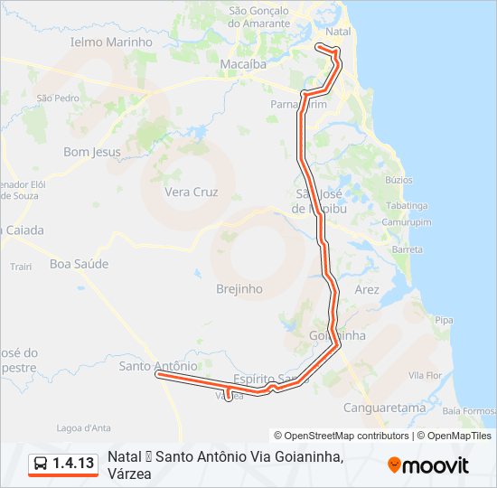 1.4.13 bus Line Map