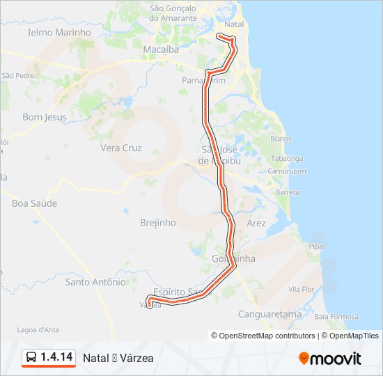 1.4.14 bus Line Map