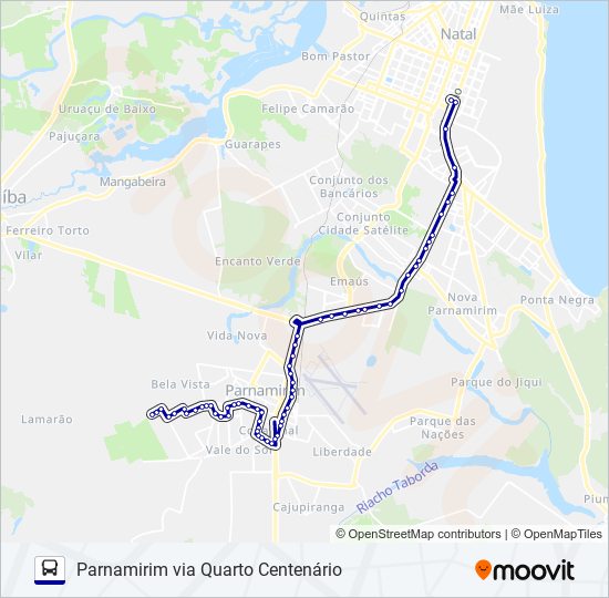 Mapa de OPCIONAL C1 de autobús