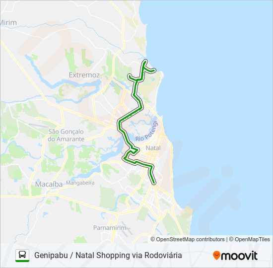 OPCIONAL 163 bus Line Map