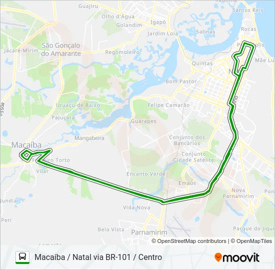 OPCIONAL M Bus Line Map