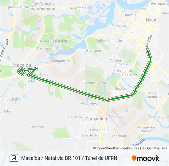 OPCIONAL M Bus Line Map