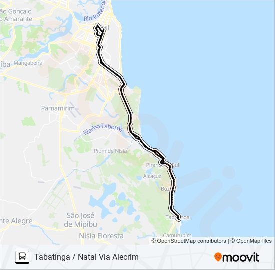 OPCIONAL 1.E2.37 bus Line Map