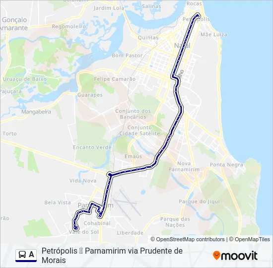 A Bus Line Map