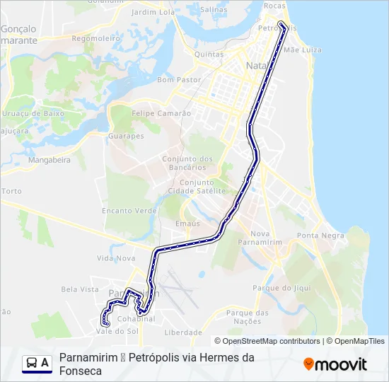 A Bus Line Map