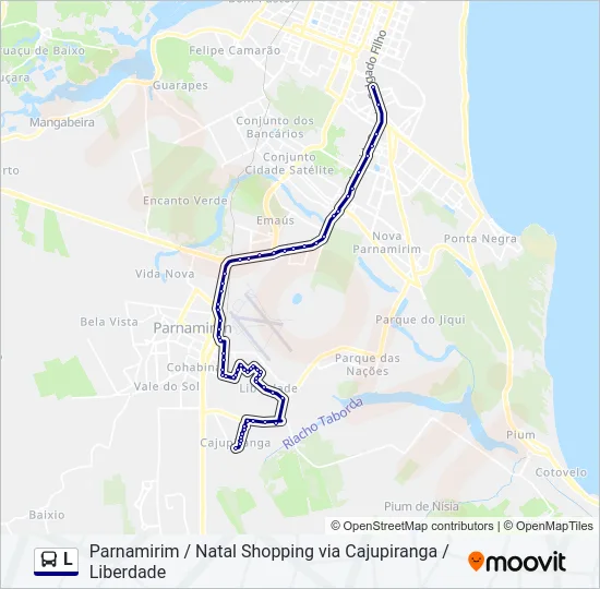 L Bus Line Map