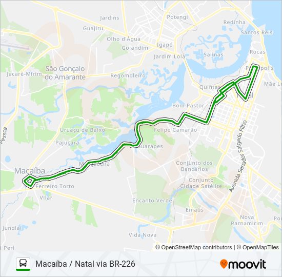 OPCIONAL G1 bus Line Map