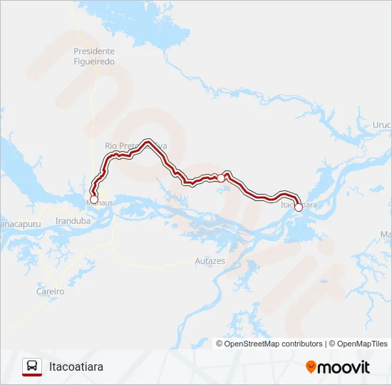 RODOVIÁRIO Bus Line Map