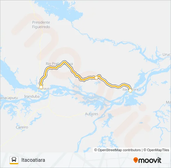 RODOVIÁRIO Bus Line Map