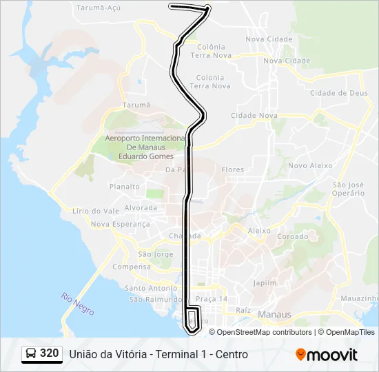 320 Bus Line Map