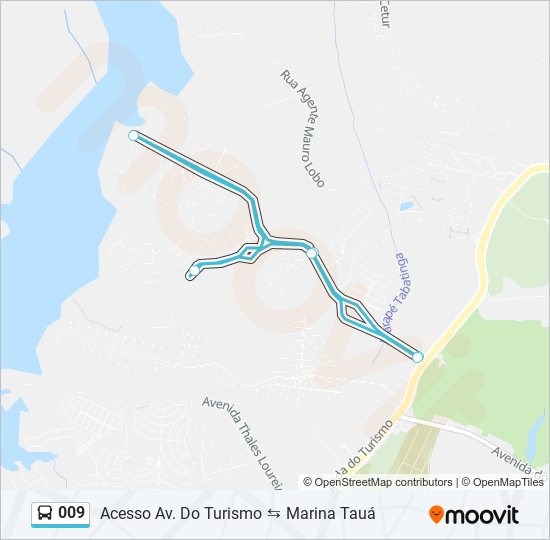 009 bus Line Map