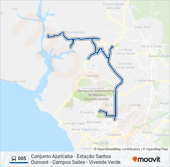 005 Bus Line Map