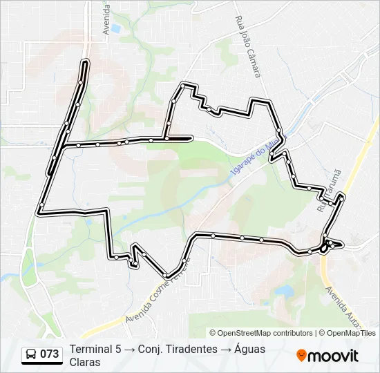 073 Bus Line Map