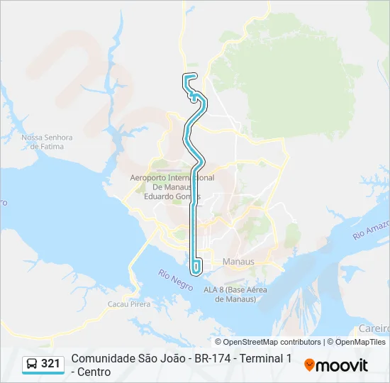 321 Bus Line Map