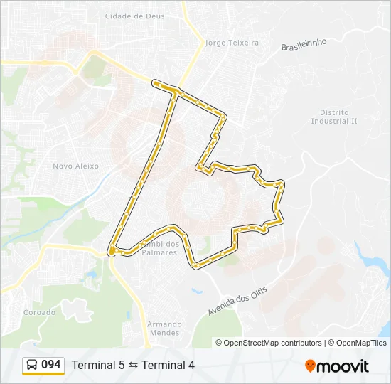 094 Bus Line Map