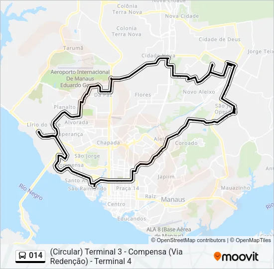 014 Bus Line Map