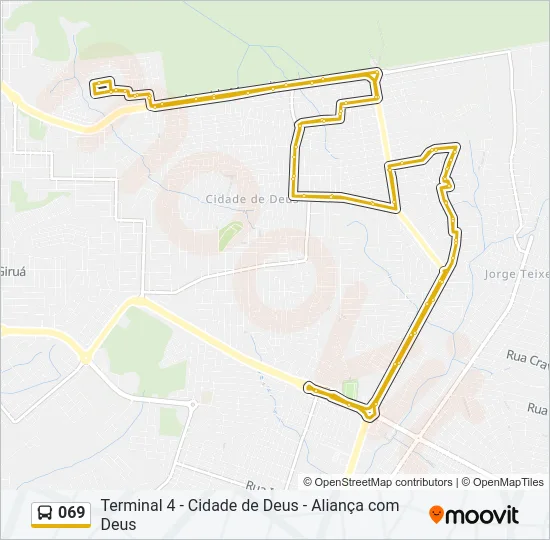 069 Bus Line Map