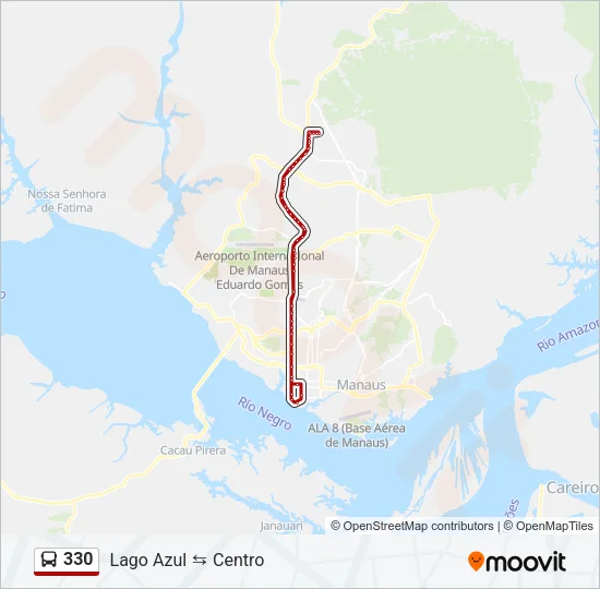 330 Bus Line Map