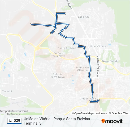029 Bus Line Map