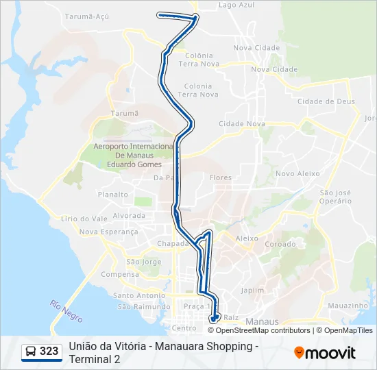 323 Bus Line Map
