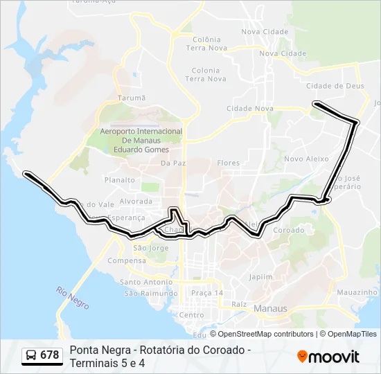 678 Bus Line Map