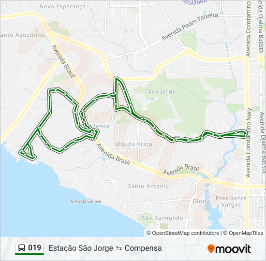 019 Bus Line Map