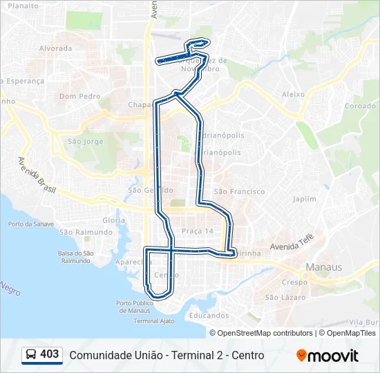 403 Bus Line Map