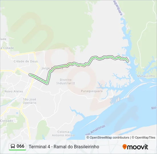 066 Bus Line Map