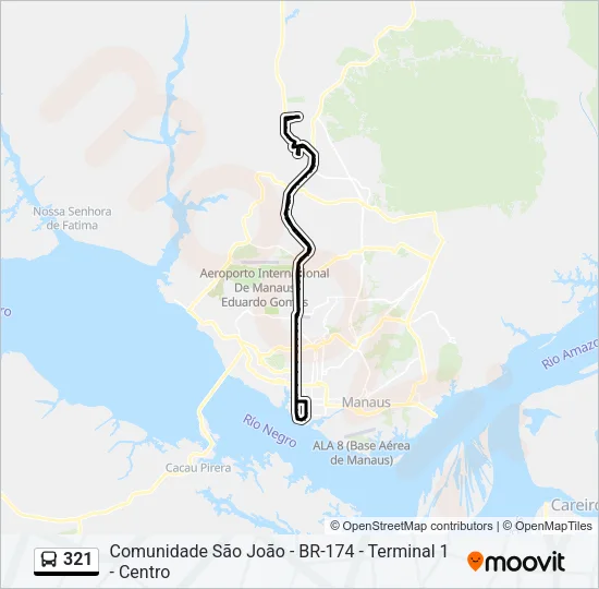 321 Bus Line Map