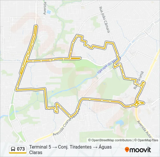 073 Bus Line Map
