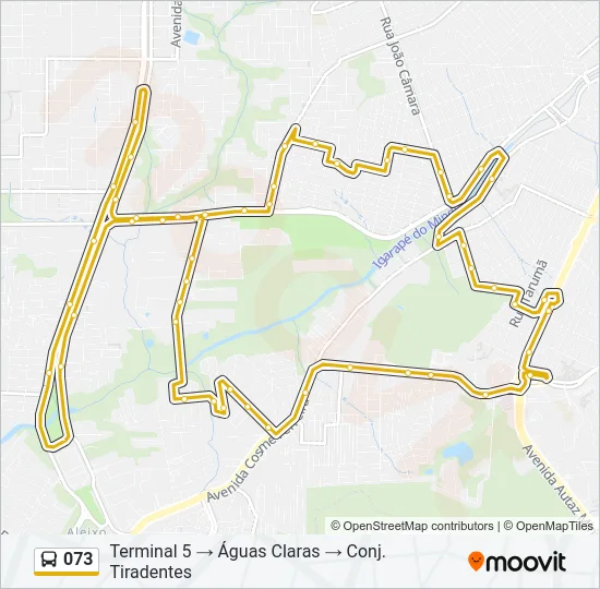 073 Bus Line Map