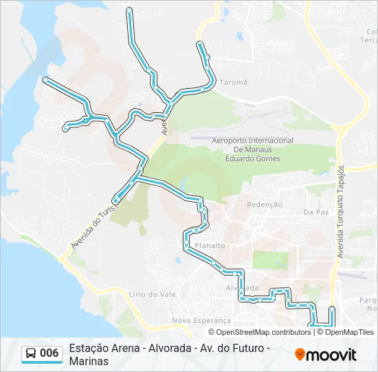 006 Bus Line Map