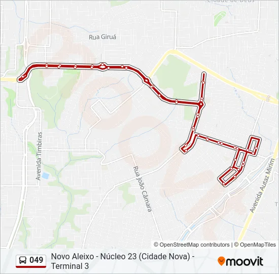 049 Bus Line Map