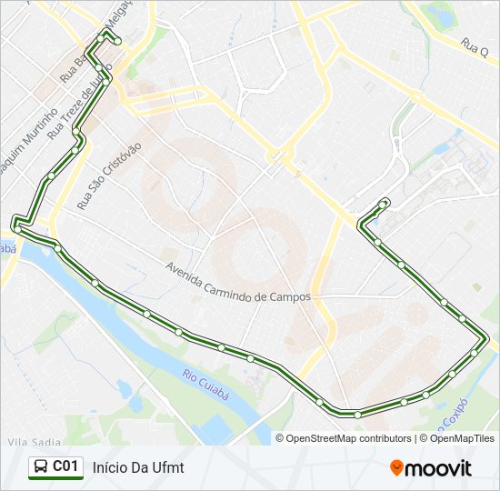 C01 Bus Line Map