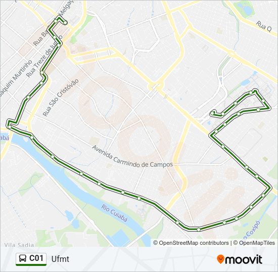 C01 Bus Line Map