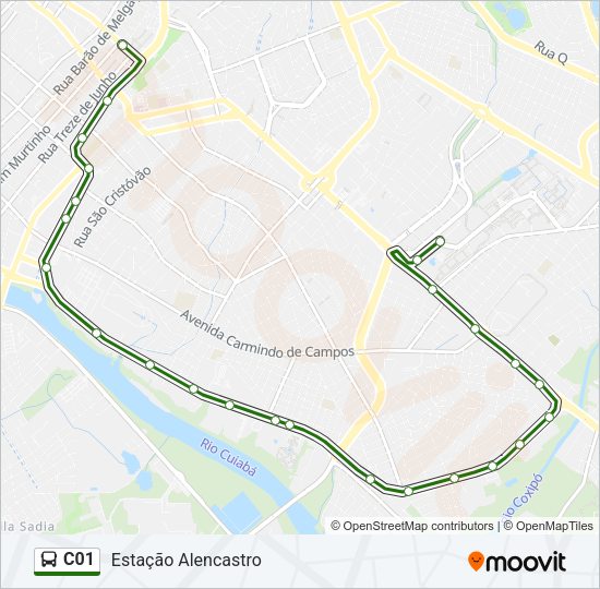 C01 Bus Line Map