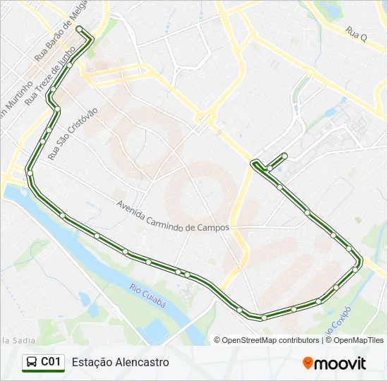 C01 Bus Line Map