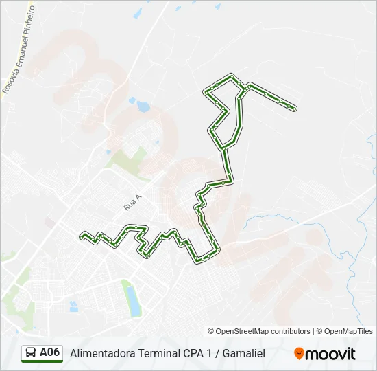 A06 Bus Line Map