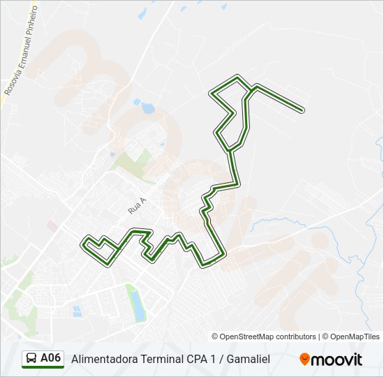 A06 Bus Line Map