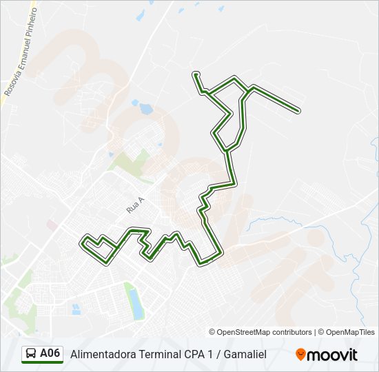 A06 Bus Line Map