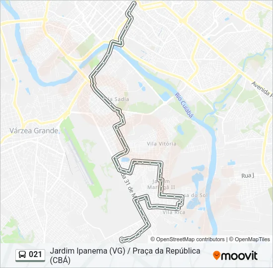 021 Bus Line Map