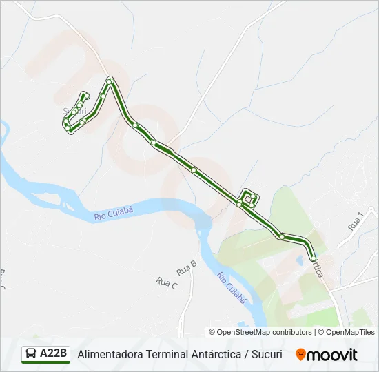 A22B Bus Line Map