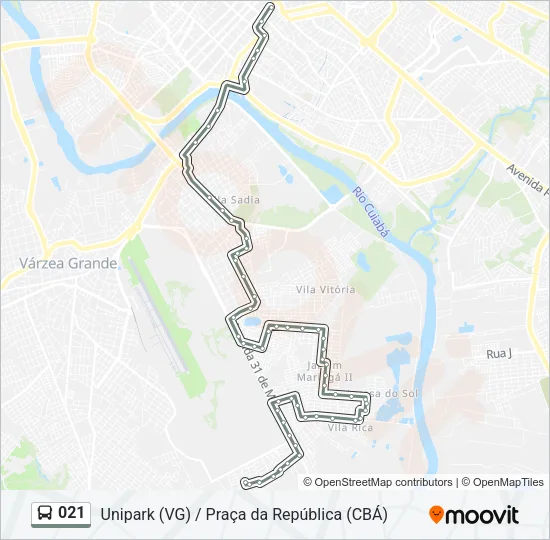 021 Bus Line Map