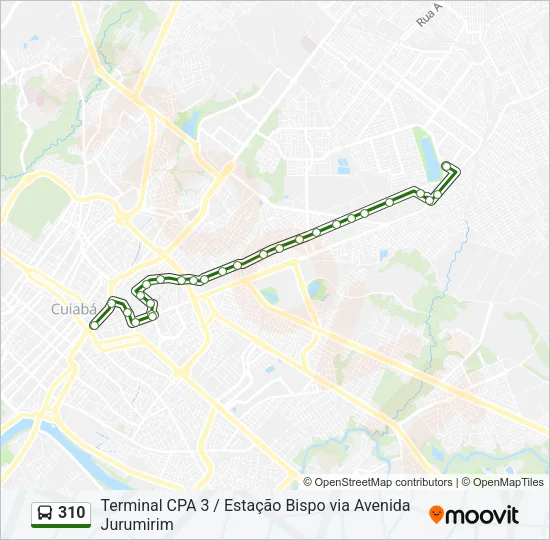 310 Bus Line Map