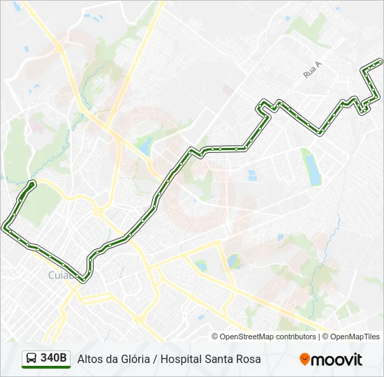 340B Bus Line Map
